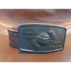 Vintage B&W Babcock & Wilcox Construction Co BRASS BELT BUCKLE